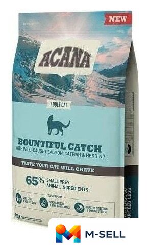 Сухой корм для кошек Acana Bountiful Catch 4.5 кг - Изображение №1 — Мульти e-магазин M-SELL