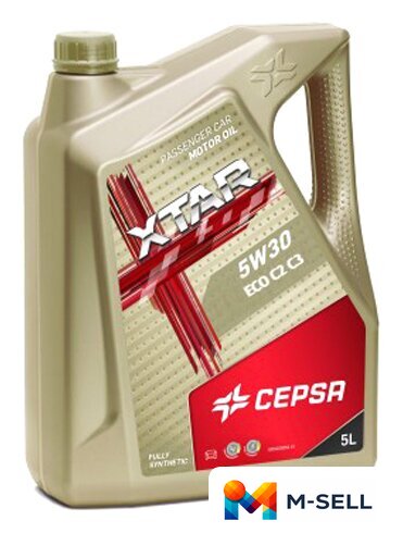 Моторное масло CEPSA Xtar Eco C2 C3 5W-30 5л - Изображение №1 — Мульти e-магазин M-SELL
