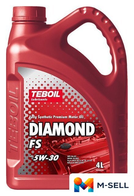 Моторное масло Teboil Diamond FS 5W-30 4л - Изображение №1 — Мульти e-магазин M-SELL