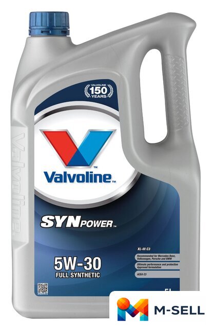 Моторное масло Valvoline SynPower XL-III C3 5W-30 5л - Изображение №1 — Мульти e-магазин M-SELL