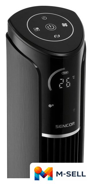 Колонный вентилятор Sencor SFT 4207BK - Изображение №5 — Мульти e-магазин M-SELL