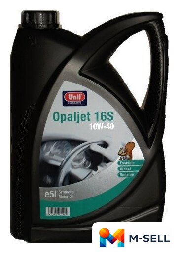 Моторное масло Unil Opaljet 16 S 10W-40 5л - Изображение №1 — Мульти e-магазин M-SELL