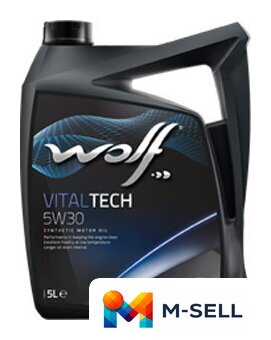 Моторное масло Wolf Vital Tech 5W-30 5л - Изображение №1 — Мульти e-магазин M-SELL
