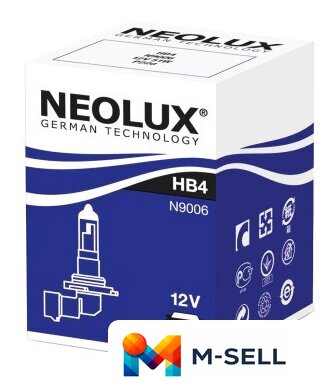Галогенная лампа Neolux HB4 Standard 1шт [N9006] - Изображение №1 — Мульти e-магазин M-SELL