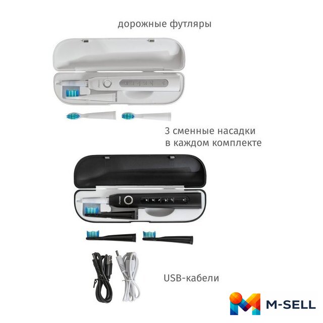 Комплект зубных щеток Pioneer TB-5000 - Изображение №2 — Мульти e-магазин M-SELL