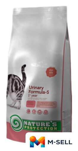 Сухой корм для кошек Nature's Protection Urinary Formula-S 7 кг - Изображение №1 — Мульти e-магазин M-SELL