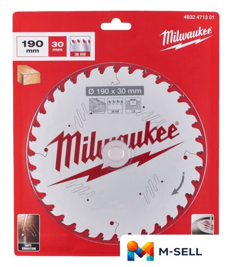Пильный диск Milwaukee 4932471301 - Изображение №1 — Мульти e-магазин M-SELL