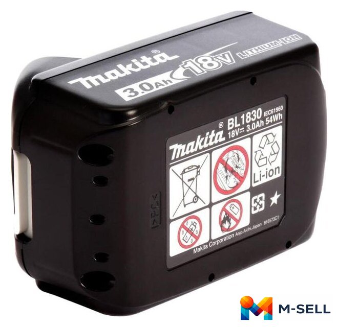 Аккумулятор с зарядным устройством Makita DC18SD + BL1830B (18В/3.0 Ah + 7.2-18В) - Изображение №3 — Мульти e-магазин M-SELL