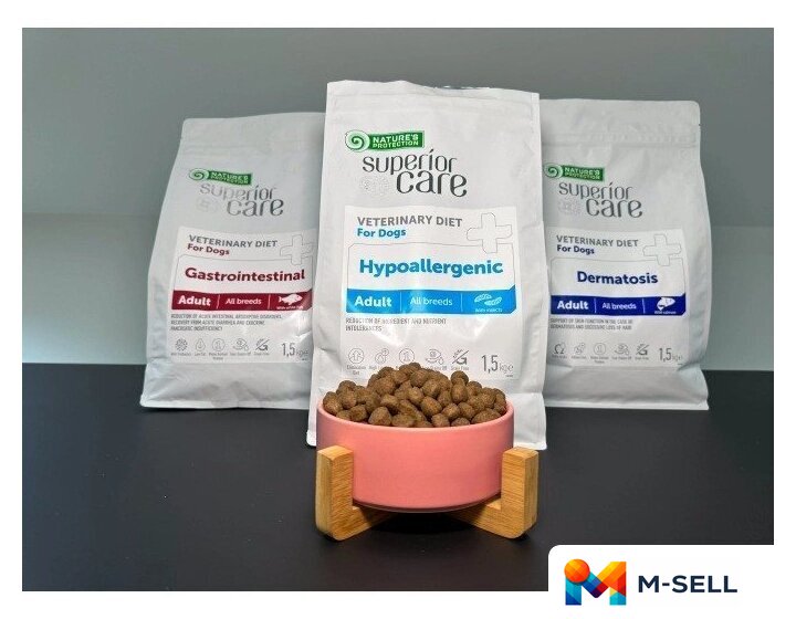 Сухой корм для собак Nature's Protection Vet Diet Dermatosis NPSCVET47581 10 кг - Изображение №3 — Мульти e-магазин M-SELL