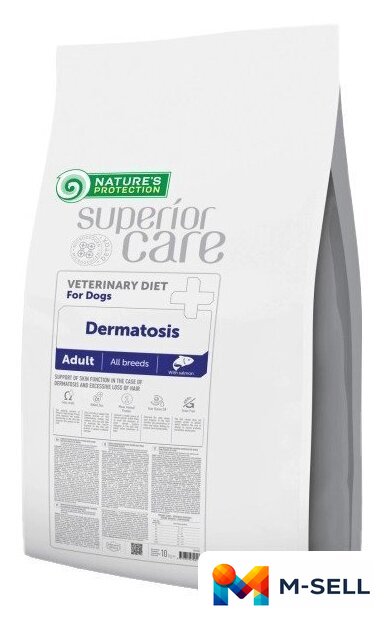 Сухой корм для собак Nature's Protection Vet Diet Dermatosis NPSCVET47581 10 кг - Изображение №1 — Мульти e-магазин M-SELL