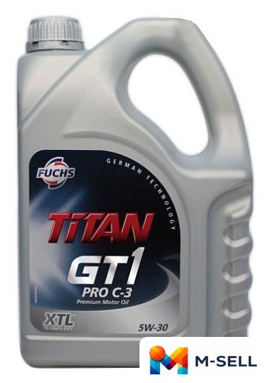 Моторное масло Fuchs Titan GT1 Pro C-3 5W-30 5л - Изображение №1 — Мульти e-магазин M-SELL