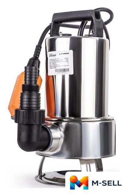 Дренажный насос FoxWeld FoxAqua DPS-800F - Изображение №1 — Мульти e-магазин M-SELL