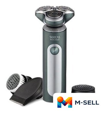 Электробритва Soocas S5 (темно-зеленый) - Изображение №3 — Мульти e-магазин M-SELL