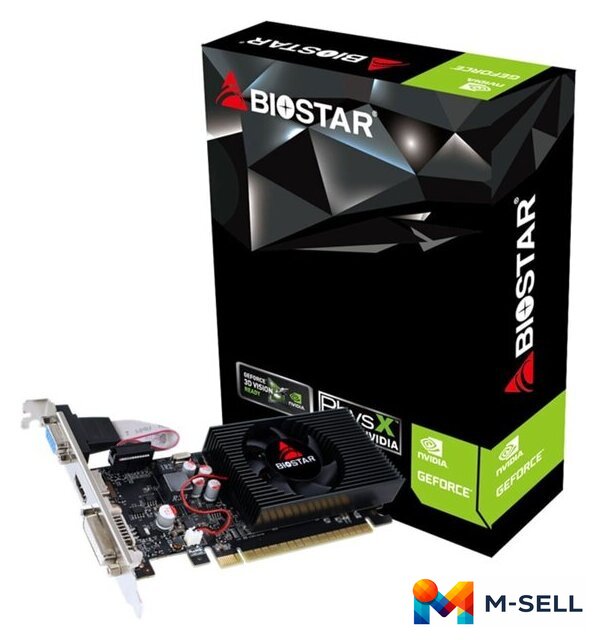 Видеокарта BIOSTAR GeForce GT 730 4GB DDR3 VN7313TH41 (LP) - Изображение №1 — Мульти e-магазин M-SELL
