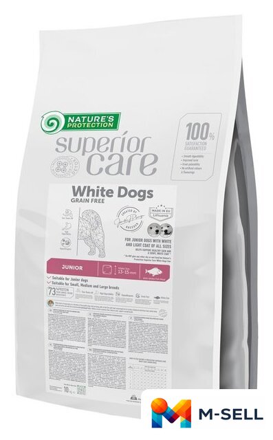 Сухой корм для собак Nature's Protection SC White Dogs White Fish NPSC47597 10 кг - Изображение №1 — Мульти e-магазин M-SELL