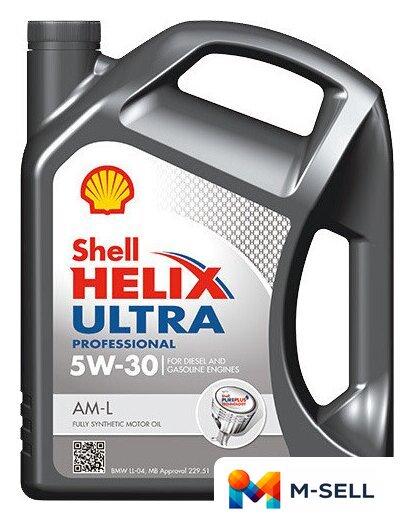 Моторное масло Shell Helix Ultra Professional AM-L 5W-30 5л - Изображение №1 — Мульти e-магазин M-SELL