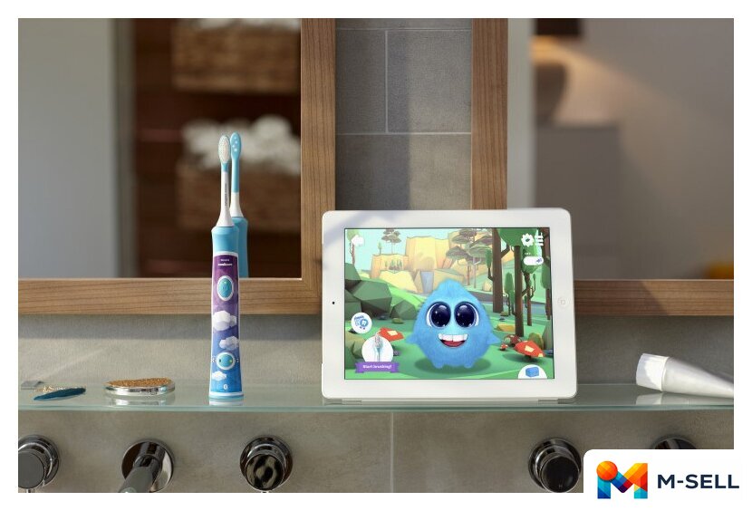 Электрическая зубная щетка Philips Sonicare For Kids [HX6322/04] - Изображение №11 — Мульти e-магазин M-SELL