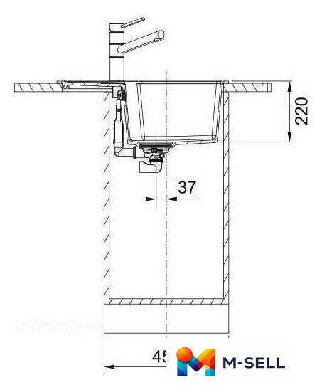 Кухонная мойка Franke Urban UBG 611-62 (черный матовый) - Изображение №3 — Мульти e-магазин M-SELL