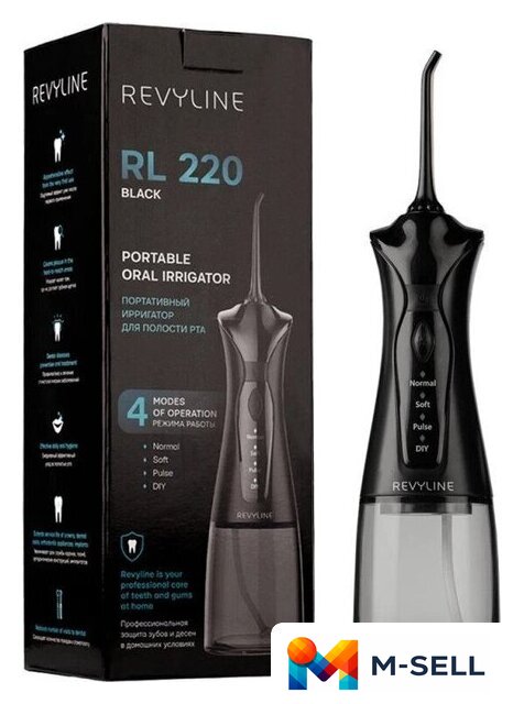 Ирригатор  Revyline RL 220 (черный) - Изображение №1 — Мульти e-магазин M-SELL