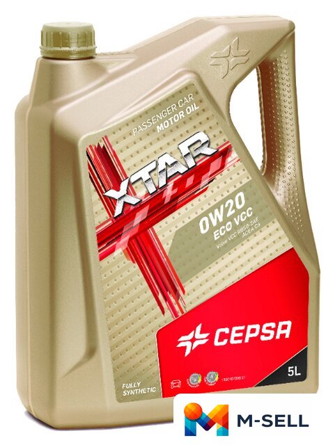 Моторное масло CEPSA XTAR ECO VCC 0W-20 5л - Изображение №1 — Мульти e-магазин M-SELL