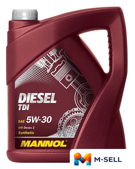 Моторное масло Mannol DIESEL TDI 5W-30 5л - Изображение №1 — Мульти e-магазин M-SELL