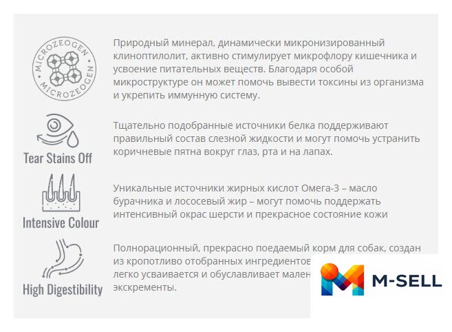 Сухой корм для собак Nature's Protection SC White Dogs Lamb Adult Small and Mini Breeds NPSC45664 10 кг - Изображение №2 — Мульти e-магазин M-SELL