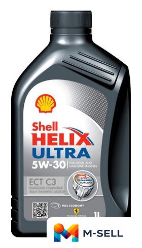 Моторное масло Shell Helix Ultra ECT C3 5W-30 1л - Изображение №1 — Мульти e-магазин M-SELL