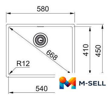 Кухонная мойка Franke BXX 210-54 127.0677.190 (стальной) - Изображение №2 — Мульти e-магазин M-SELL