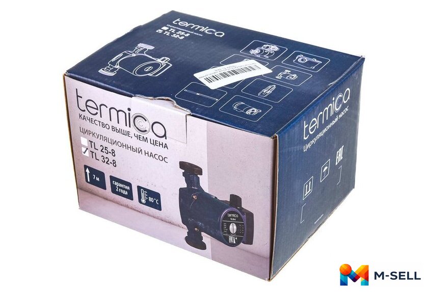 Циркуляционный насос Termica TL 32-8 180 - Изображение №5 — Мульти e-магазин M-SELL