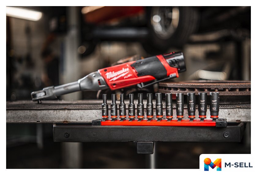 Набор головок слесарных Milwaukee Shockwave 4932480453 (12 шт) - Изображение №2 — Мульти e-магазин M-SELL