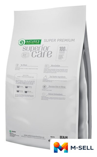Сухой корм для собак Nature's Protection SC White Dogs Insect Meat NPSC47601 10 кг - Изображение №2 — Мульти e-магазин M-SELL
