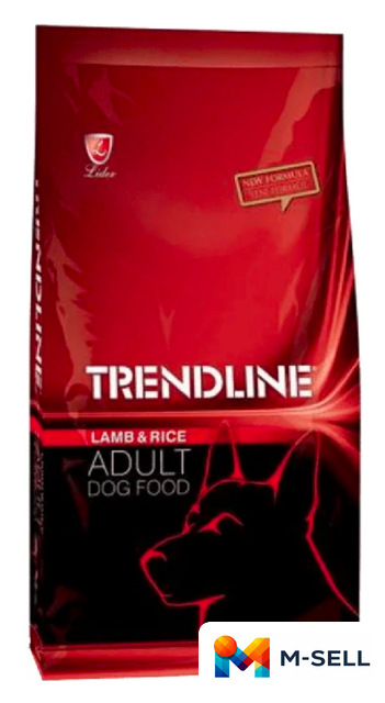 Сухой корм для собак Trendline Adult ягненок с рисом 15 кг - Изображение №1 — Мульти e-магазин M-SELL