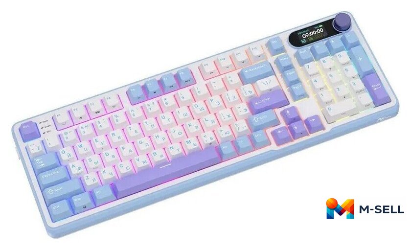 Клавиатура Royal Kludge RK-S98 RGB Taro Milk (RK Cream) - Изображение №3 — Мульти e-магазин M-SELL