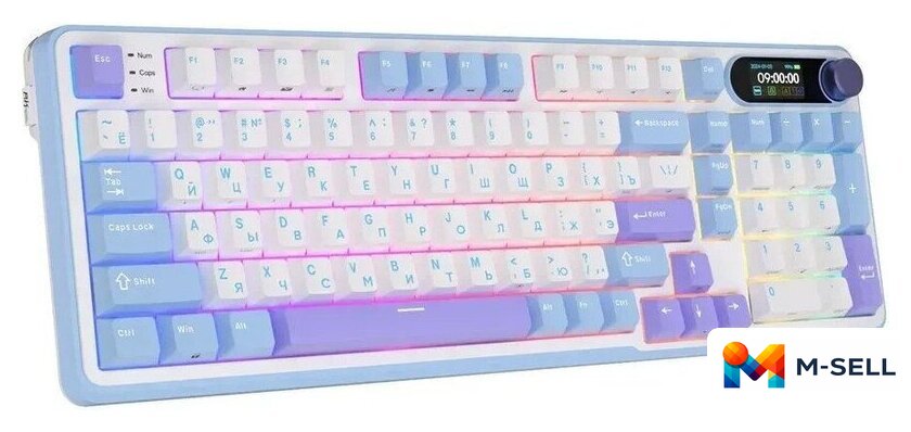 Клавиатура Royal Kludge RK-S98 RGB Taro Milk (RK Cream) - Изображение №5 — Мульти e-магазин M-SELL