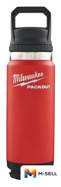 Термос Milwaukee Packout Chug Lid 0.710 л (красный) - Изображение №1 — Мульти e-магазин M-SELL
