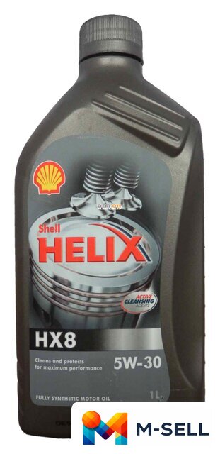 Моторное масло Shell Helix HX8 5W-30 1л - Изображение №1 — Мульти e-магазин M-SELL