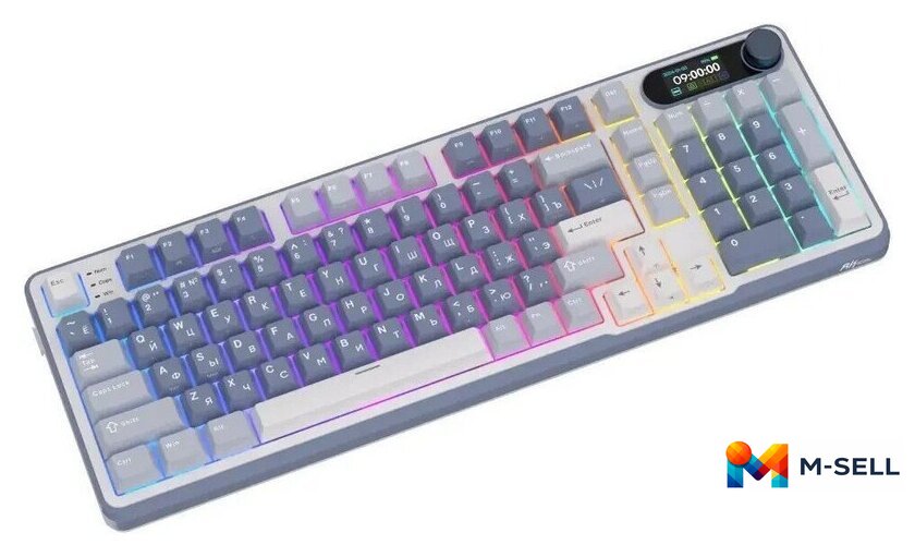 Клавиатура Royal Kludge RK-S98 RGB Ocean Blue (RK Cream) - Изображение №4 — Мульти e-магазин M-SELL