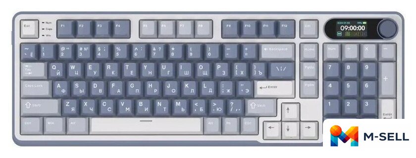 Клавиатура Royal Kludge RK-S98 RGB Ocean Blue (RK Cream) - Изображение №2 — Мульти e-магазин M-SELL