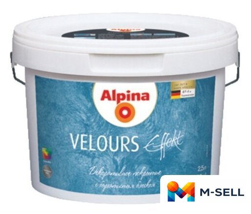 Шпатлевка Alpina Velours Effekt (1.25 л) - Изображение №1 — Мульти e-магазин M-SELL