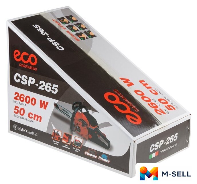 Бензопила ECO CSP-265 - Изображение №6 — Мульти e-магазин M-SELL