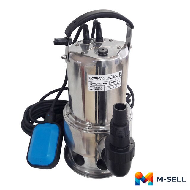Дренажный насос Gardana DRAIN INOX-0,75 - Изображение №1 — Мульти e-магазин M-SELL