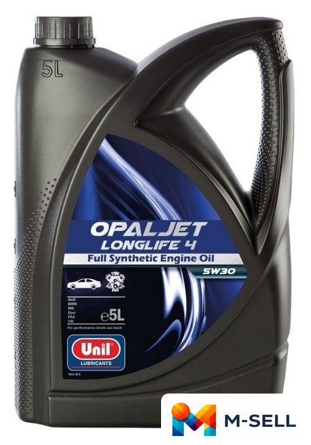 Моторное масло Unil OpalJet Lonlife 4 5W-30 5л - Изображение №1 — Мульти e-магазин M-SELL