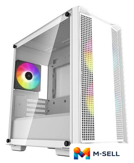 Корпус DeepCool CC360 ARGB R-CC360-WHAPM3-G-1 - Изображение №1 — Мульти e-магазин M-SELL