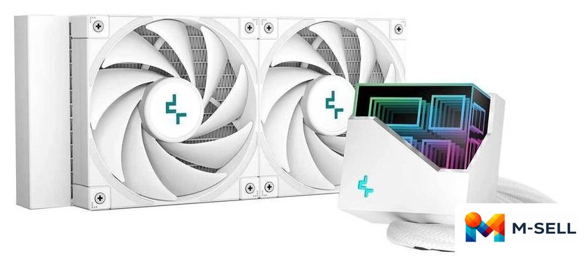Система жидкостного охлаждения для процессора DeepCool LT520 WH R-LT520-WHAMNF-G-1 - Изображение №1 — Мульти e-магазин M-SELL