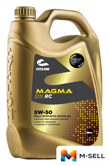 Моторное масло Cyclon Magma SYN RC 5W-50 5л - Изображение №1 — Мульти e-магазин M-SELL