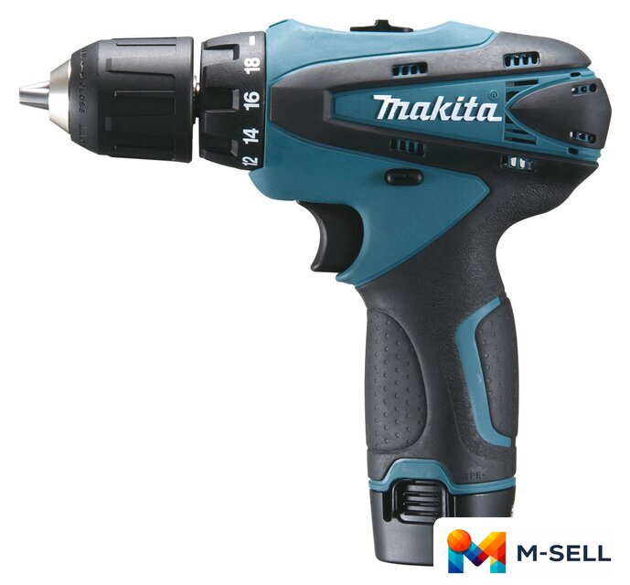 Дрель-шуруповерт Makita DF330DWE (с 2-мя АКБ, кейс) - Изображение №1 — Мульти e-магазин M-SELL