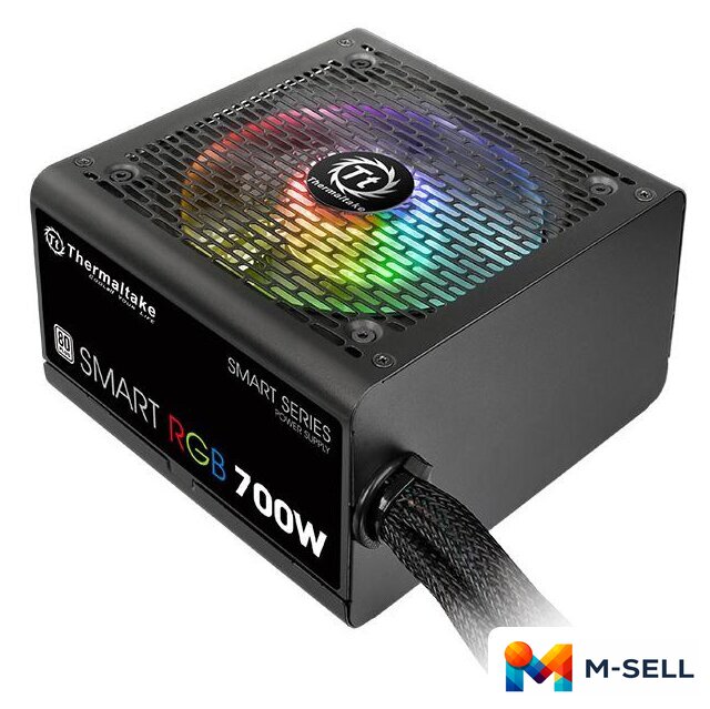 Блок питания Thermaltake Smart RGB 700W PS-SPR-0700NHSAWE-1 - Изображение №1 — Мульти e-магазин M-SELL
