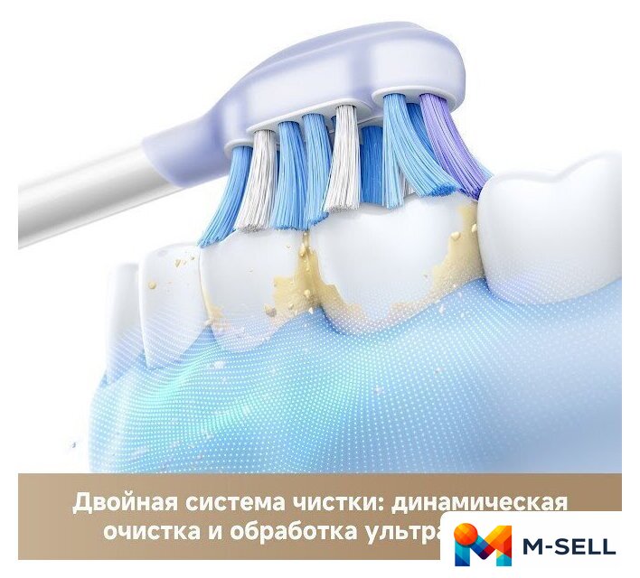 Электрическая зубная щетка Trouver Fresh 20 NE0 Electric Toothbrush ATB23B (белый) - Изображение №11 — Мульти e-магазин M-SELL