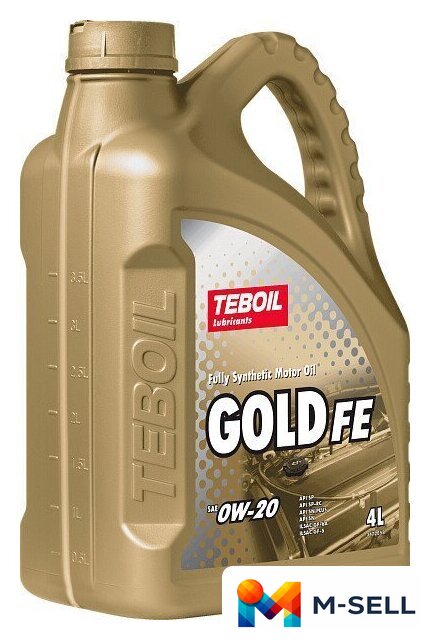 Моторное масло Teboil Gold FE 0W-20 4л - Изображение №2 — Мульти e-магазин M-SELL