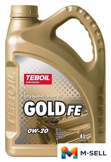 Моторное масло Teboil Gold FE 0W-20 4л - Изображение №1 — Мульти e-магазин M-SELL